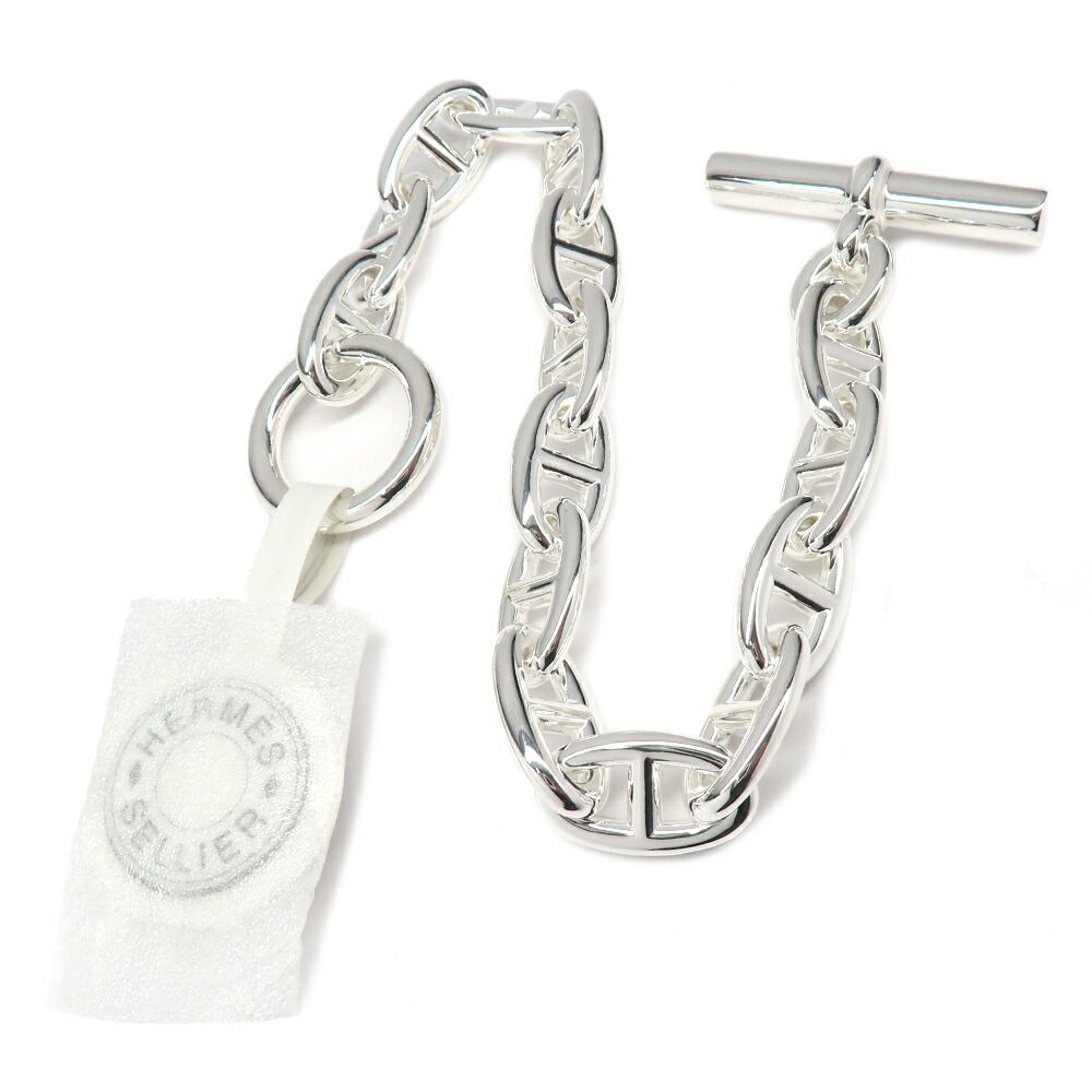 Hermes Bracelet Chaine D'ancre GM 15 Links Construction Silver — view 5