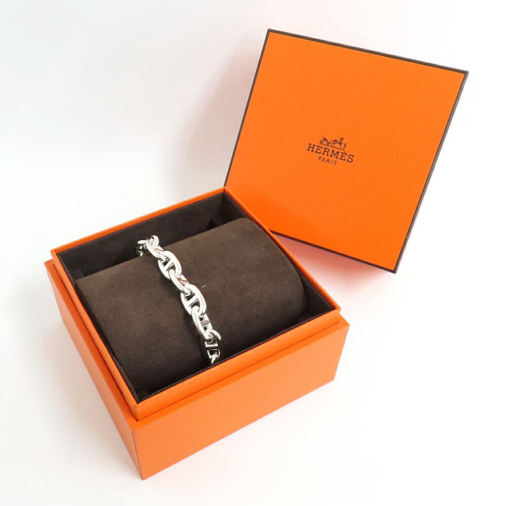 Hermes Bracelet Chaine D'ancre MM 17 Links Silver — view 9