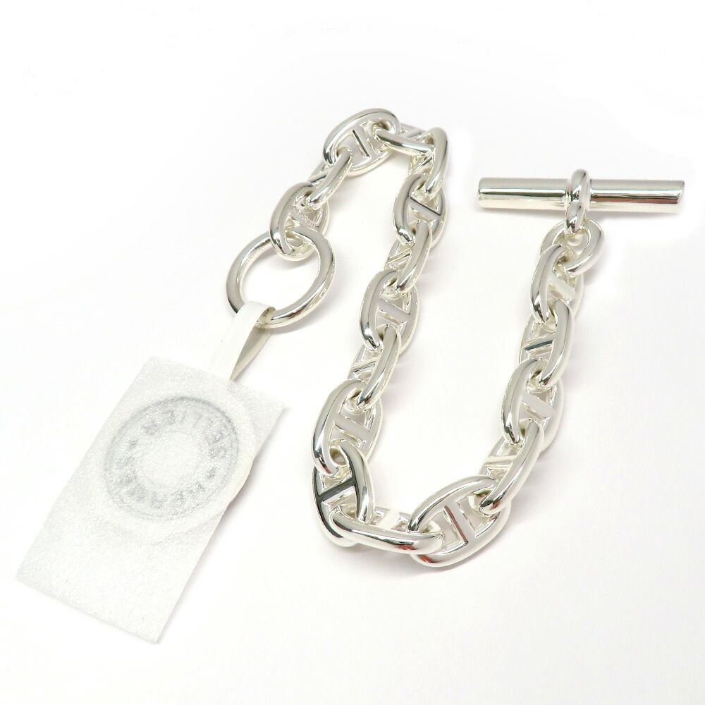 Hermes Bracelet Chaine D'ancre MM 17 Links Silver — view 7