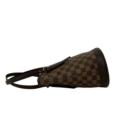Louis Vuitton Vintage Marais Damier Leather Handbag Mini Tote Brown — view 5