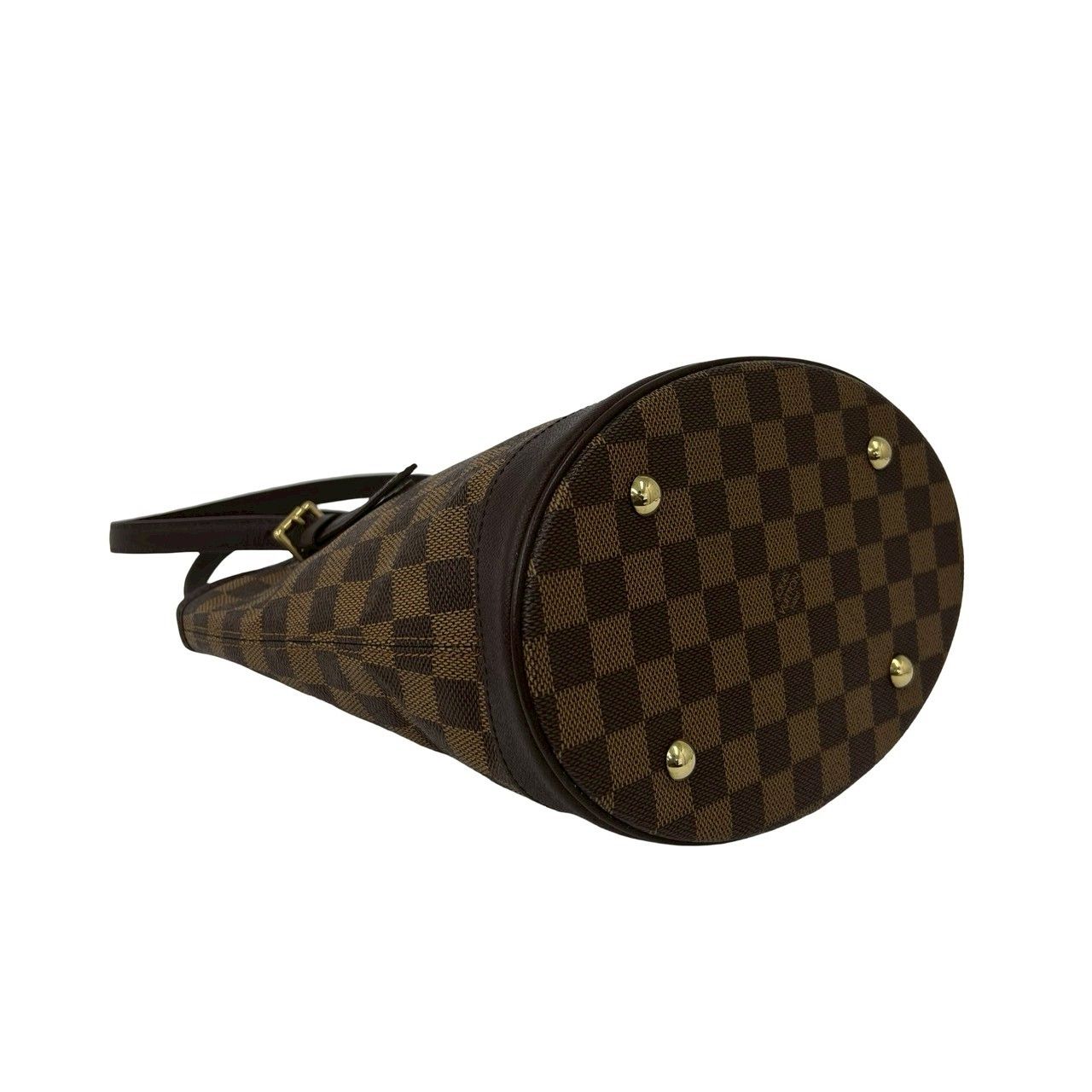 Louis Vuitton Vintage Marais Damier Leather Handbag Mini Tote Brown — view 7