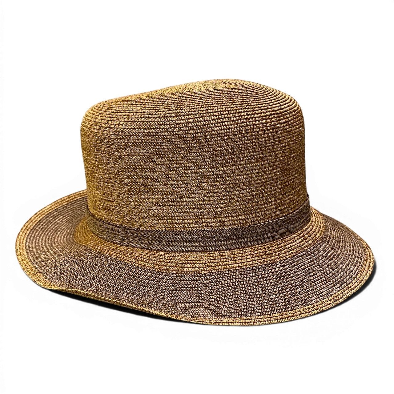 Hermes Motsch Pour Vintage Paper Straw Hat 57 Beige — view 2