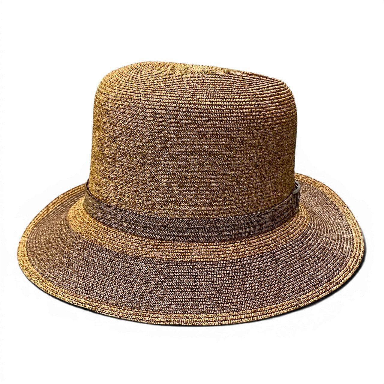 Hermes Motsch Pour Vintage Paper Straw Hat 57 Beige — view 3