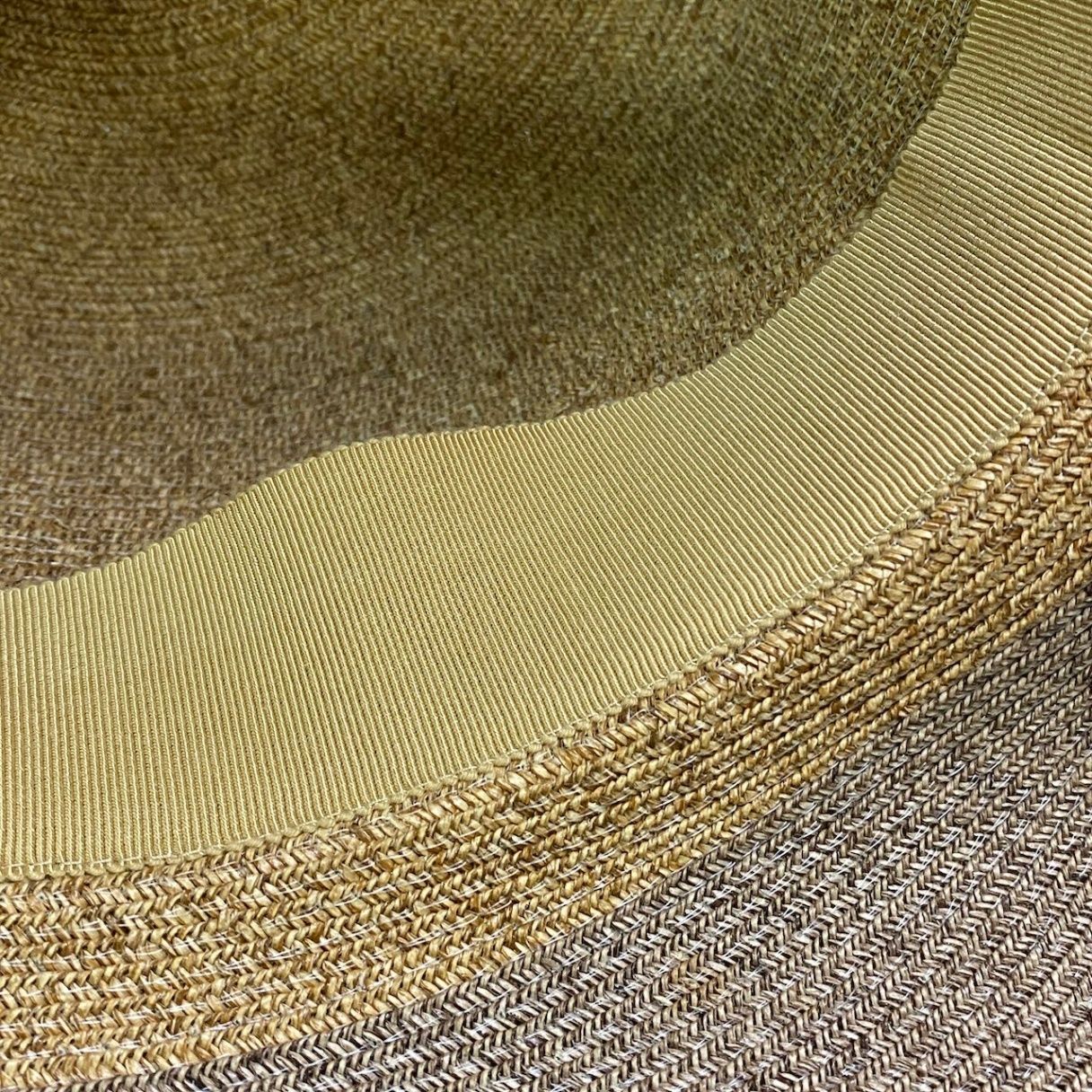 Hermes Motsch Pour Vintage Paper Straw Hat 57 Beige — view 6