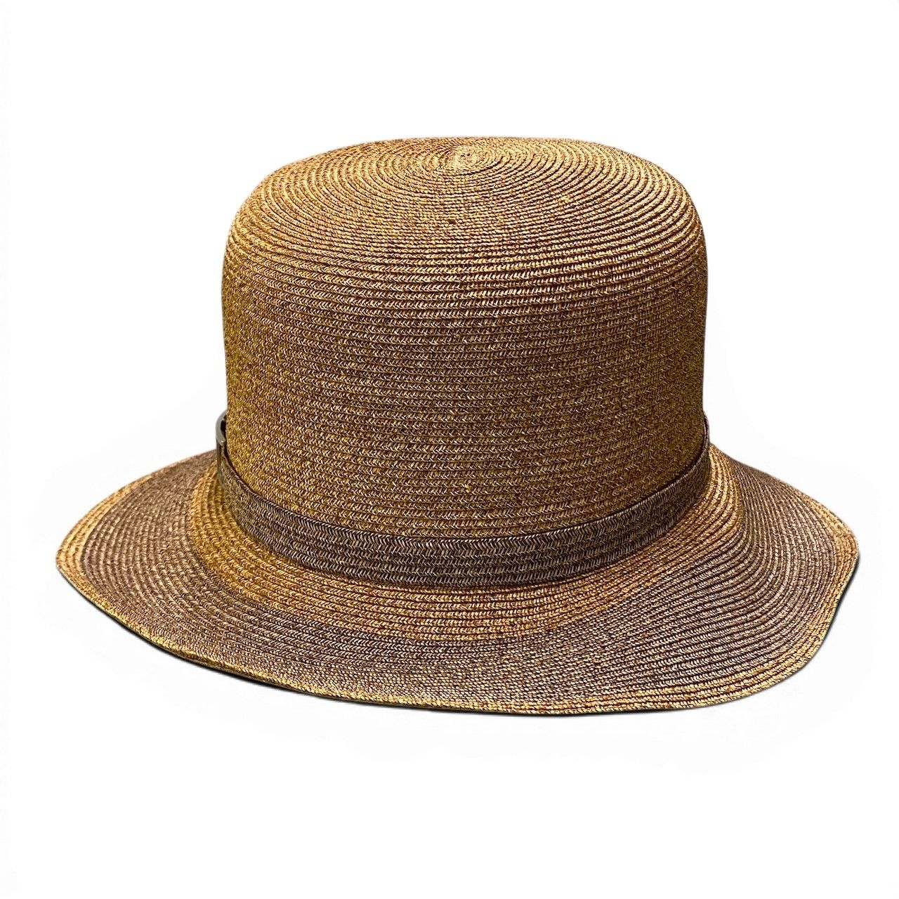 Hermes Motsch Pour Vintage Paper Straw Hat 57 Beige — view 4