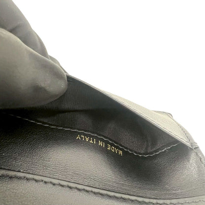 Chanel Card with Caviar Leather Trifold Wallet Black — view 9