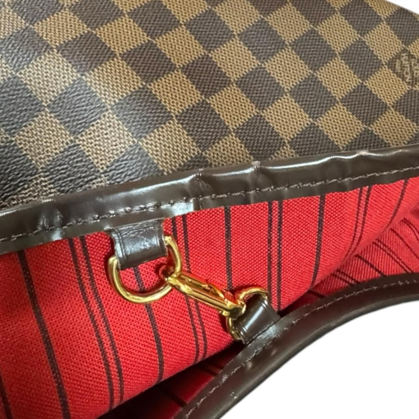 Louis Vuitton Delightful PM Damier Shoulder Bag Canvas Brown — view 8