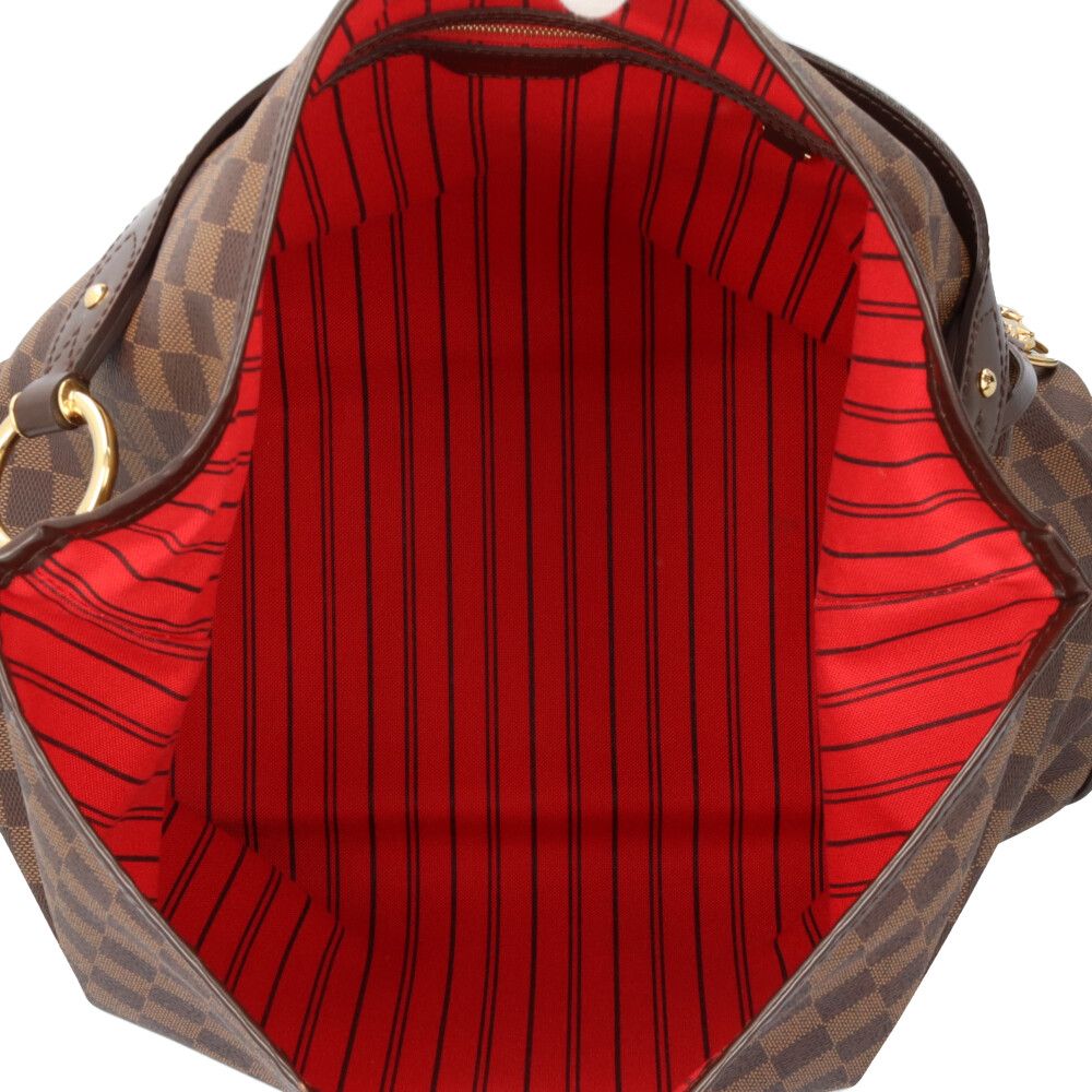 Louis Vuitton Delightful PM Damier Shoulder Bag Canvas Brown — view 7