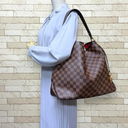 Louis Vuitton Delightful PM Damier Shoulder Bag Canvas Brown — view 2
