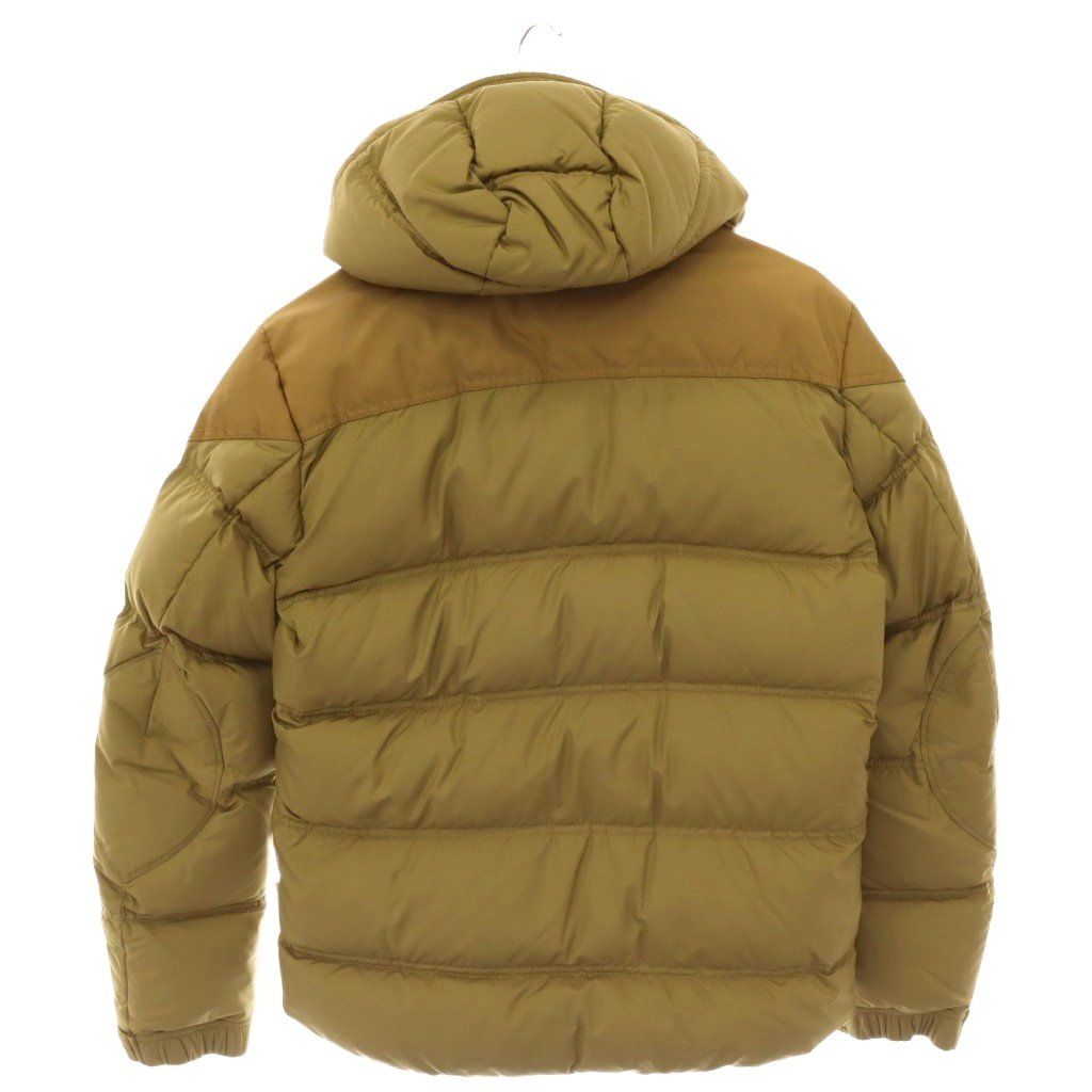 Moncler Rousseau Down Jacket Zip Up 1 Khaki Brown — view 2