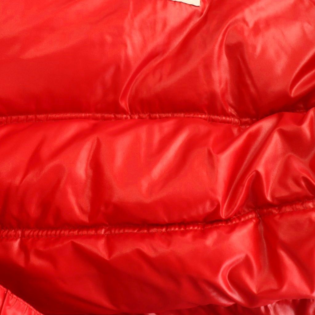 Moncler Rousseau Down Jacket Zip Up 1 Khaki Brown — view 3