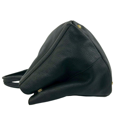 Prada Canapa Leather Boston Bag Tote Black — view 5