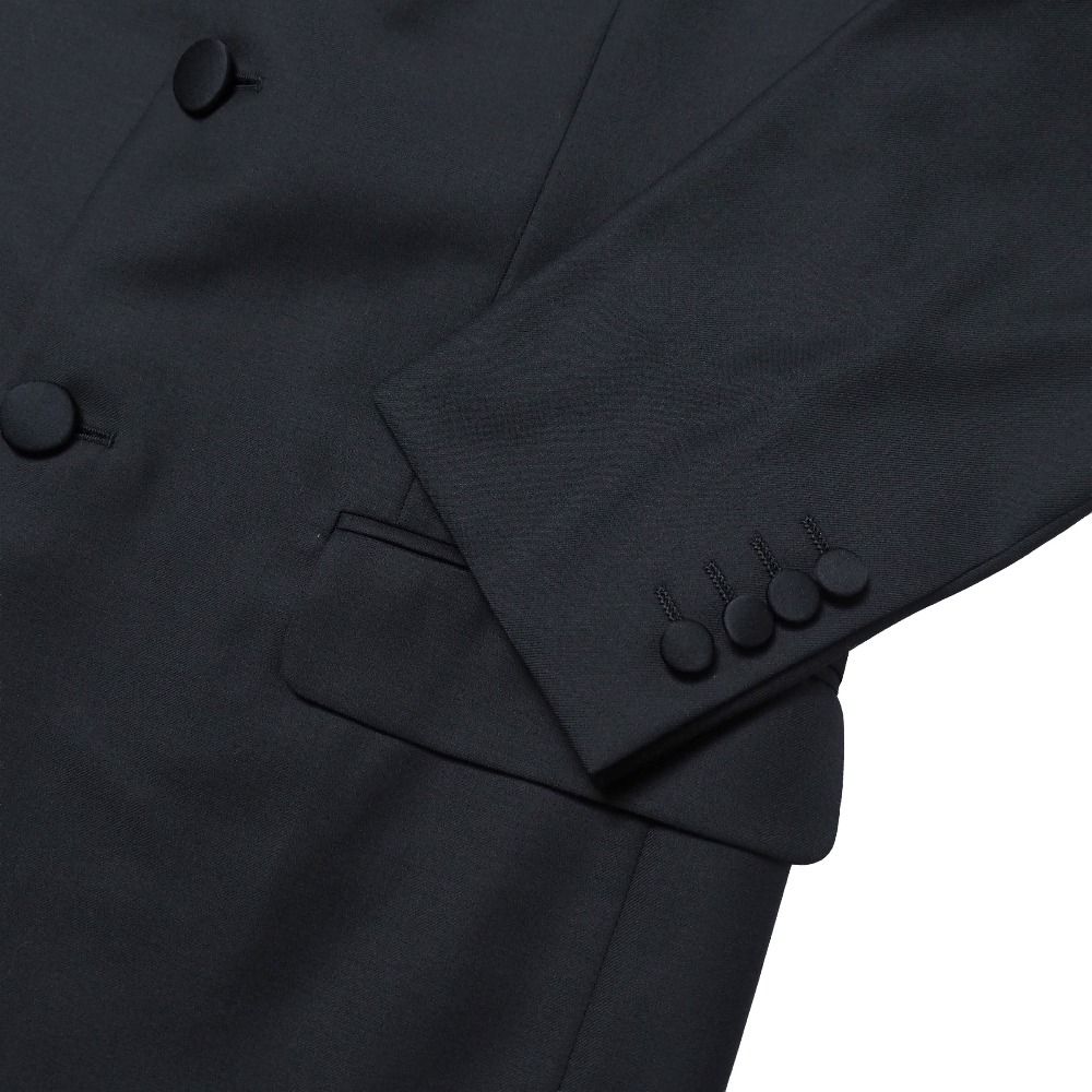 Versace Suit 46 Tailored Leather Single Jacket Two Tuck Trousers — view 5
