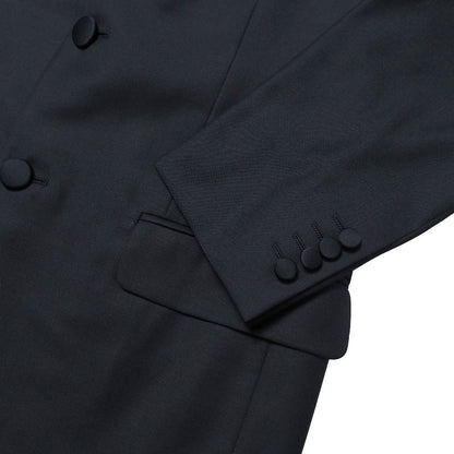 Versace Suit 46 Tailored Leather Single Jacket Two Tuck Trousers — view 5