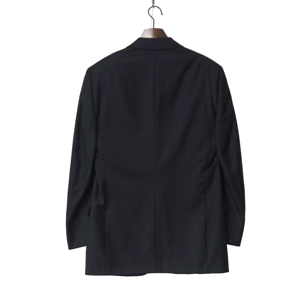 Versace Suit 46 Tailored Leather Single Jacket Two Tuck Trousers — view 2