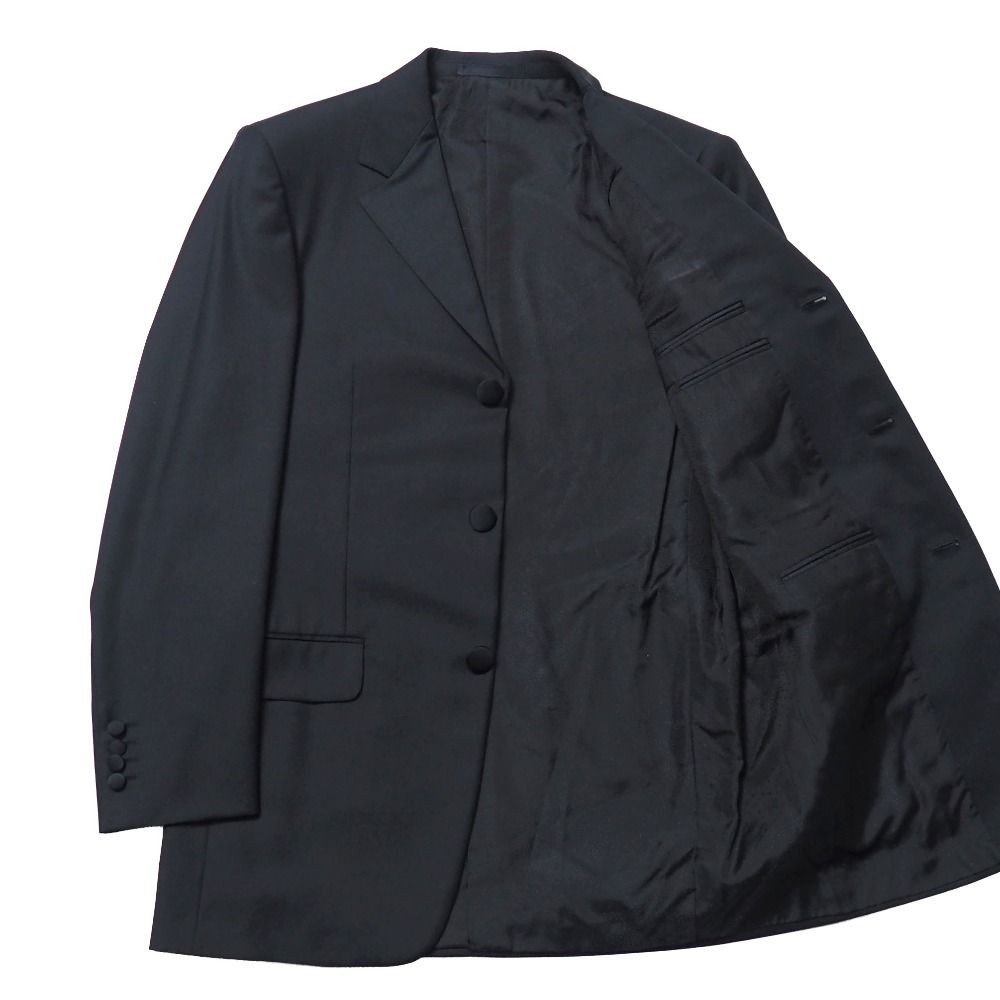 Versace Suit 46 Tailored Leather Single Jacket Two Tuck Trousers — view 3