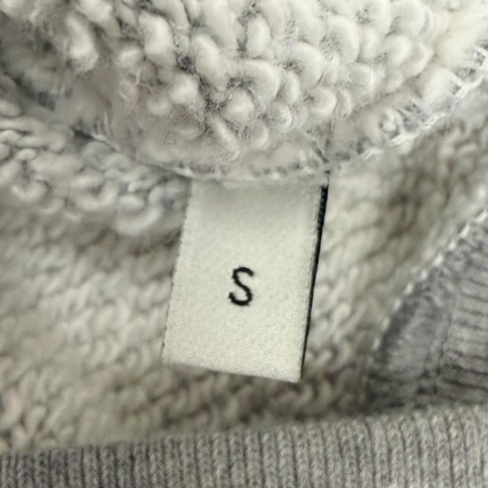 Gucci Cotton 100% Logo Print Pullover Hoodie Gray — view 6