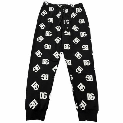 Dolce & Gabbana DG Logo Print Black Tag Sweatshirt Pants 50