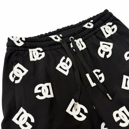 Dolce & Gabbana DG Logo Print Black Tag Sweatshirt Pants 50 — view 3