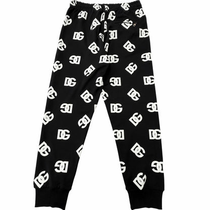 Dolce & Gabbana DG Logo Print Black Tag Sweatshirt Pants 50 — view 2