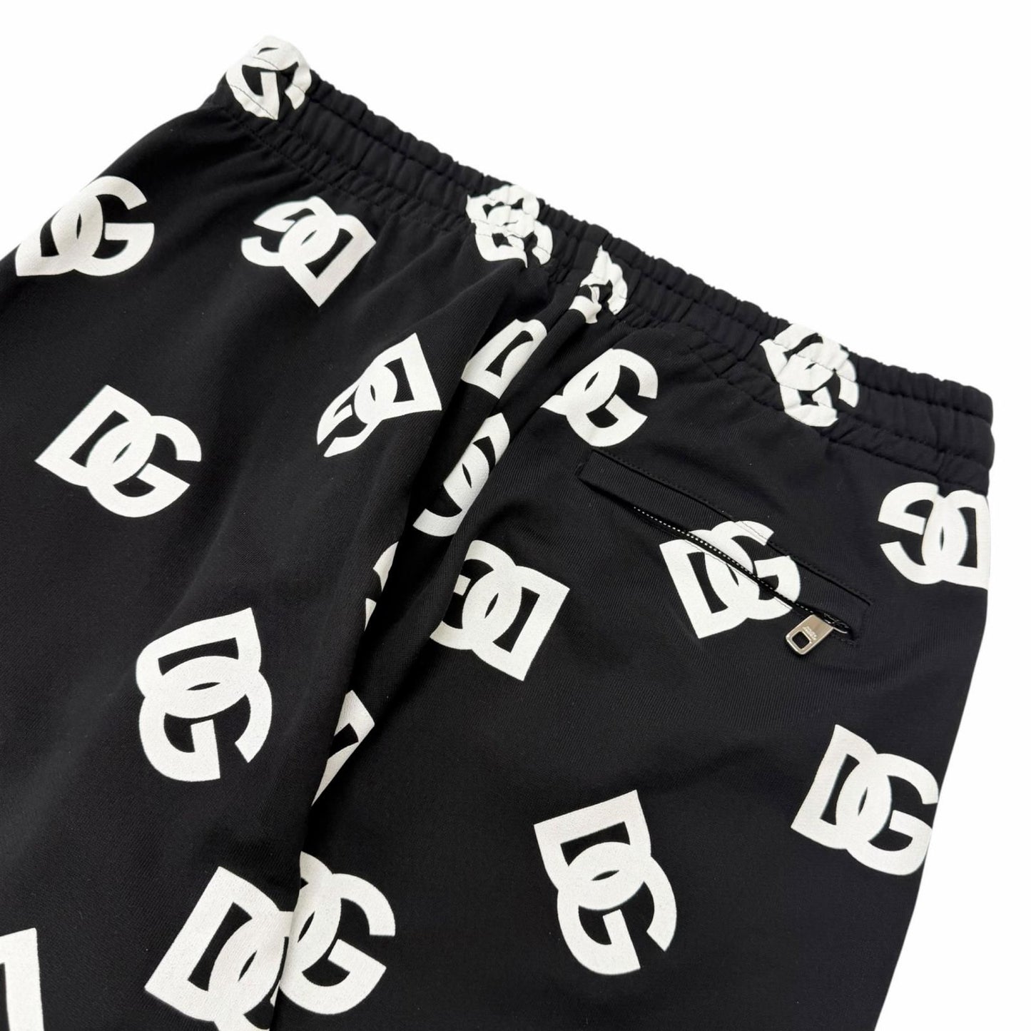 Dolce & Gabbana DG Logo Print Black Tag Sweatshirt Pants 50 — view 4