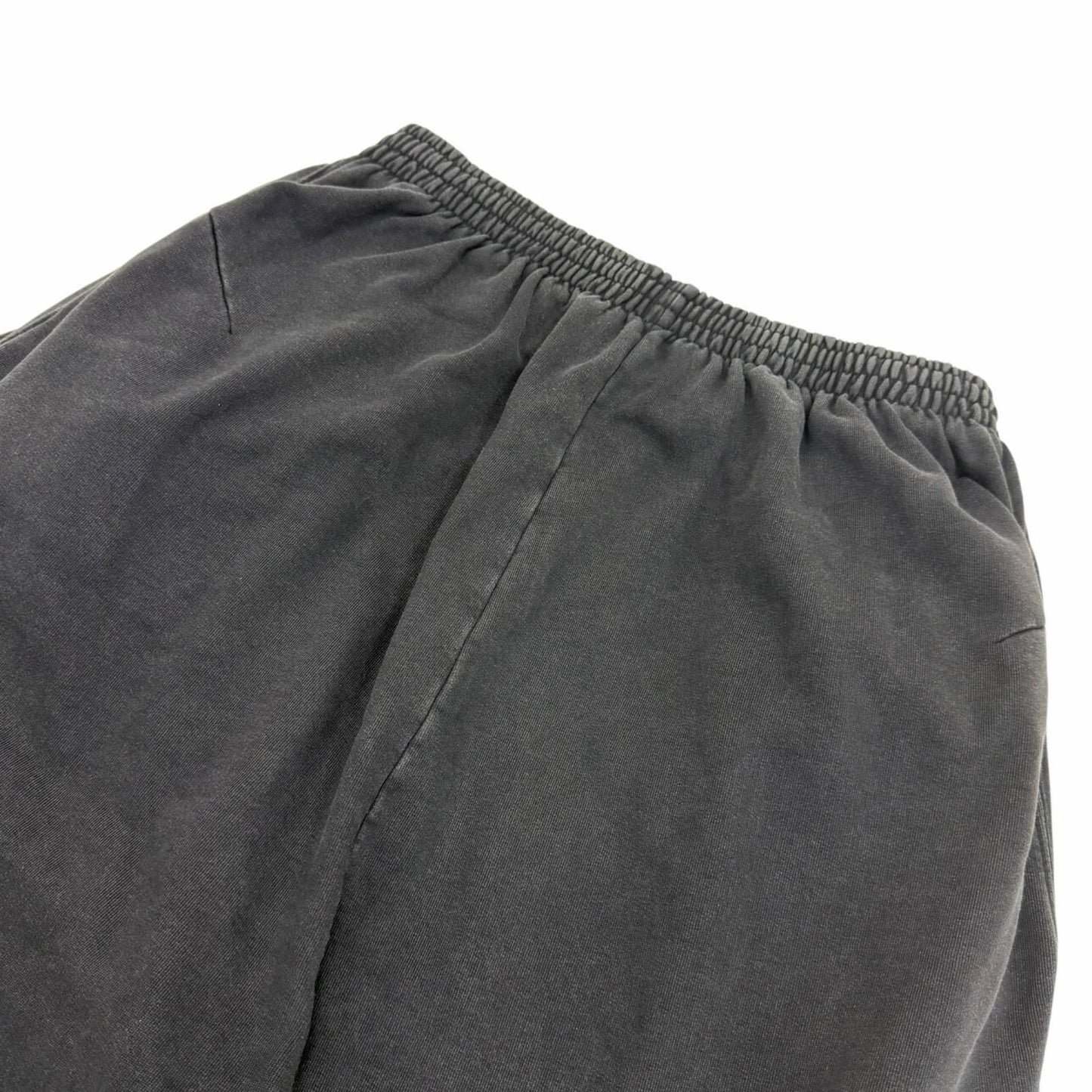 Balenciaga Washed Logo Embroidery Sweatshirt Pants Black XS — view 4