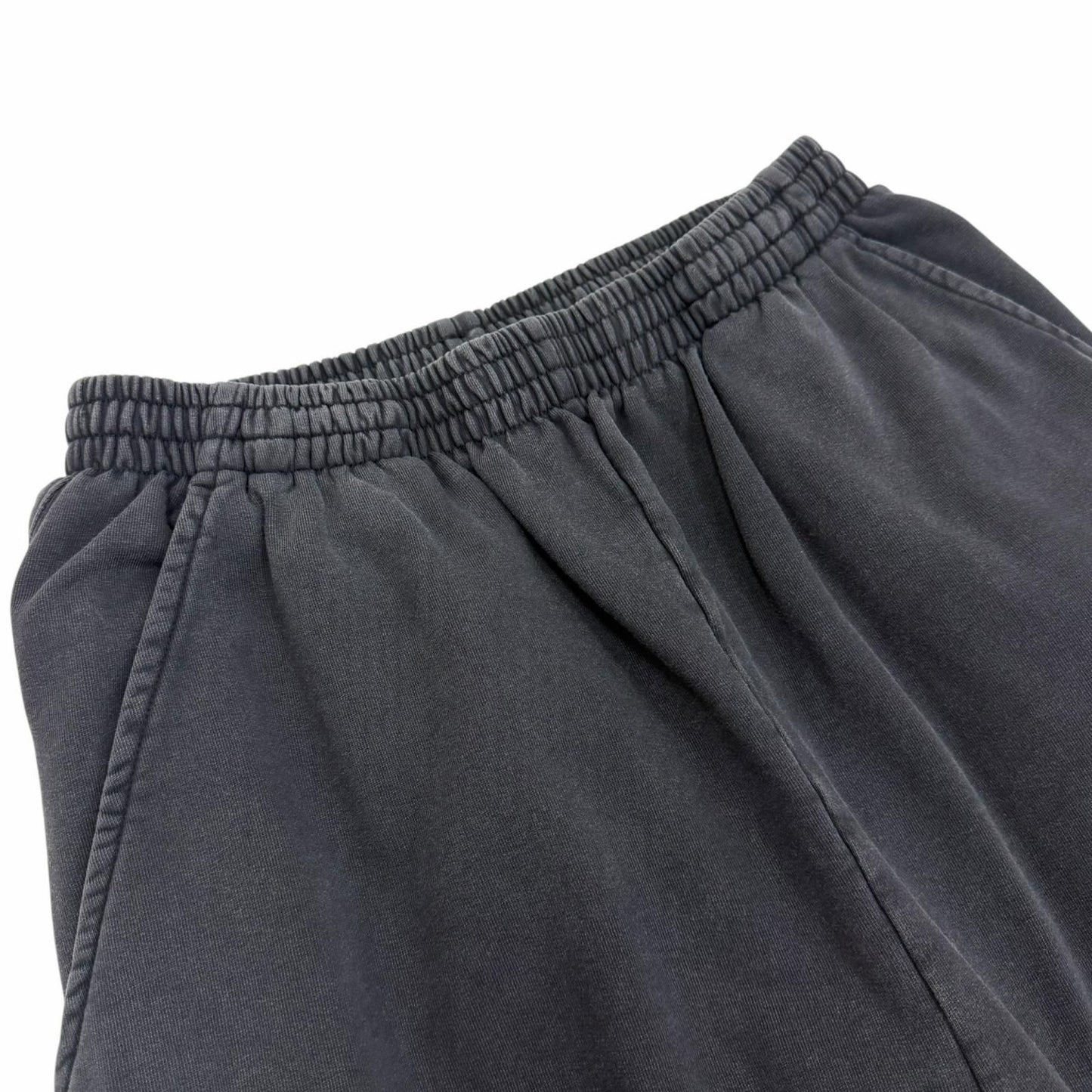 Balenciaga Washed Logo Embroidery Sweatshirt Pants Black XS — view 3