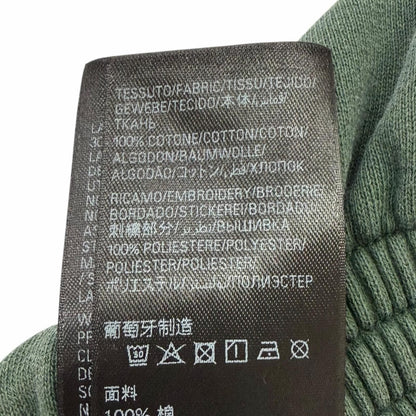 Balenciaga Embroidered Washed Sweatshirt Shorts Green XS — view 9