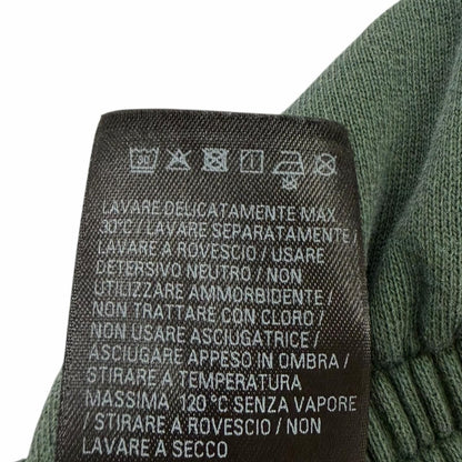 Balenciaga Embroidered Washed Sweatshirt Shorts Green XS — view 8