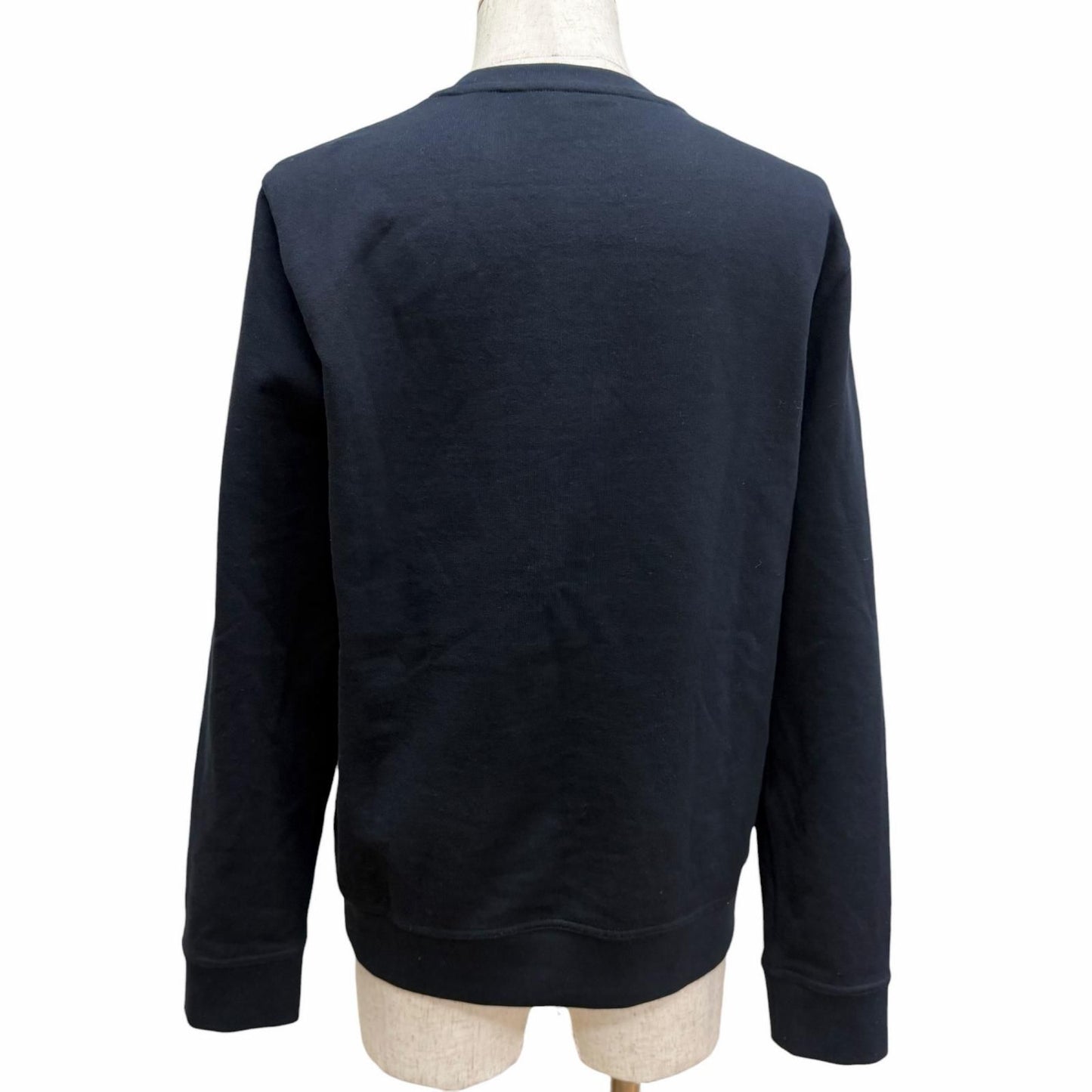 Hermes Odyssey Motif Lambskin Patch Sweatshirt Shirt Navy XS — view 4