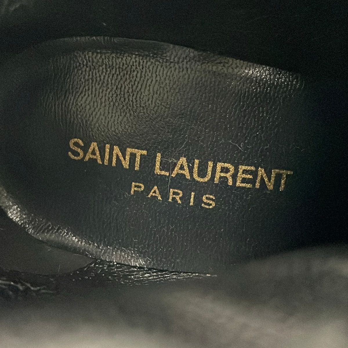 Saint Laurent Paris Short Boots 36.5 Brown Black Leopard Print — view 6