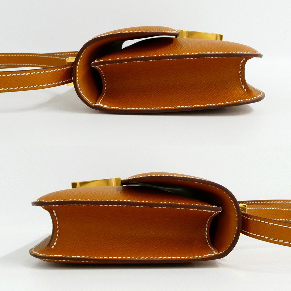 Hermes Constance Elan Miroir Epsom Gold Shoulder — view 4