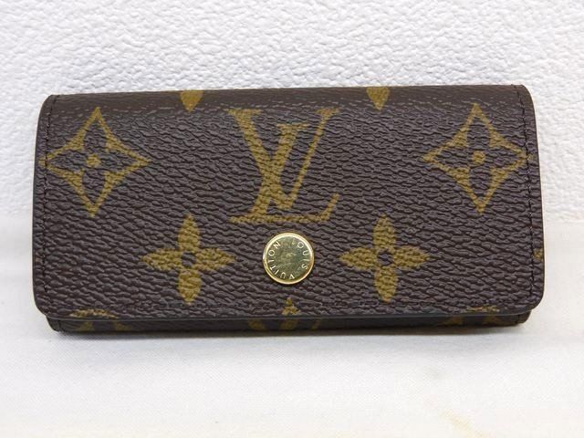 Louis Vuitton 4 Consecutive Key Case Multicles 4 Monogram Key Holder