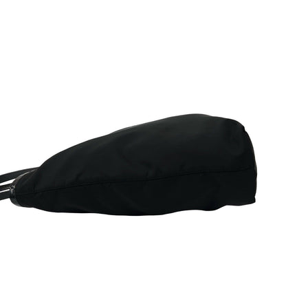 Prada Nylon Leather Tote Business Black — view 5