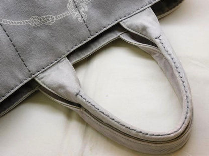 Prada Canapa Nube Handbag Gray Canvas — view 3