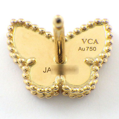 Van Cleef & Arpels Earrings Sweet Alhambra Papillon White Shell 18k Yellow Gold — view 3