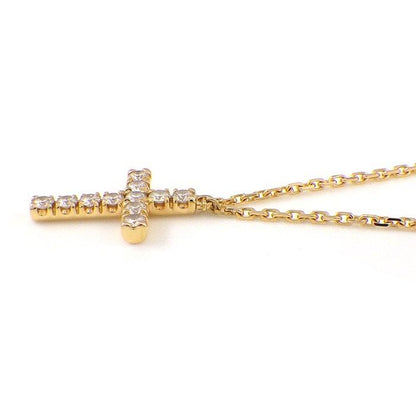 Cartier Necklace Symbol Cross Diamond 18k Yellow Gold — view 3