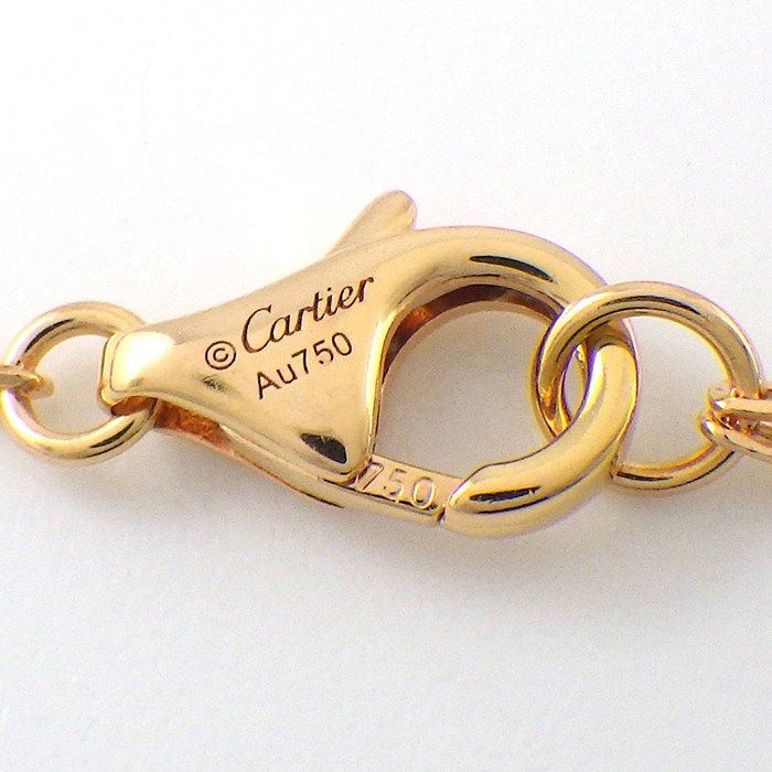 Cartier Necklace Damm le SM Diamant Leger 1 Point Diamond 18k Pink Gold — view 4