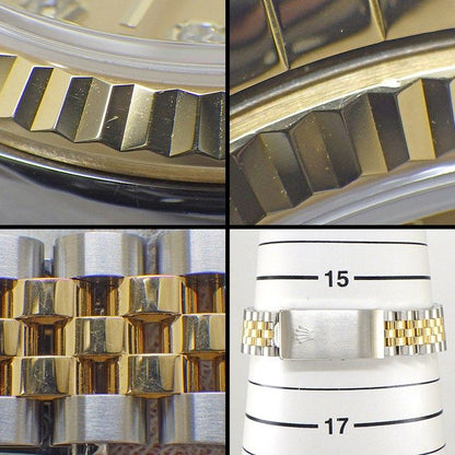 Rolex Watch Datejust Date 10 Point Diamond Index Champagne Gold Dial 18k Yellow — view 7