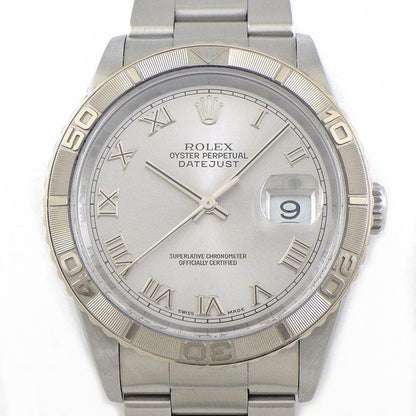 Rolex Watch Datejust Thunderbird Date Gray Dial Roman Index SS Automatic Winding