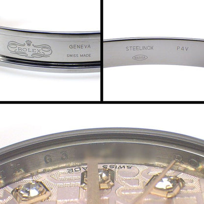 Rolex Watch Datejust No Roulett 10 Points Diamond Index Pink Computer Dial — view 5