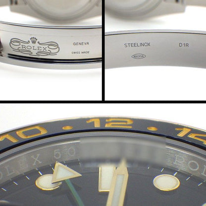 Rolex Watch GMT Master II Roulett Black Dial Date Luminous Hands Index Rotating — view 5