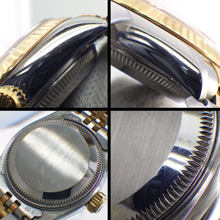 Rolex Watch Datejust T Number Champagne Gold Dial Date 18k Yellow SS Automatic — view 7