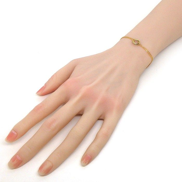 Cartier Bracelet Trinity Circle Double Chain Three Colors 18k Pink Gold 18k — view 6