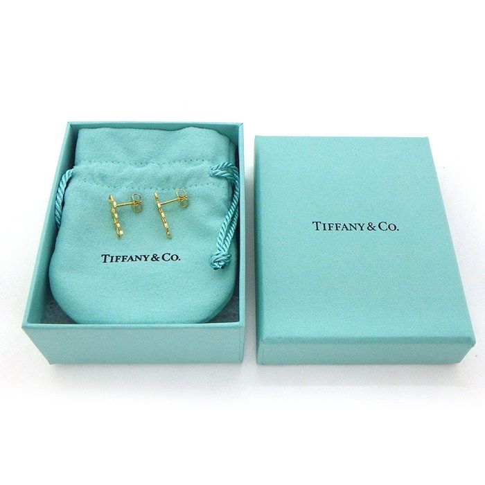 Tiffany & Co Earrings Olive Leaf Clima 18k Yellow Gold — view 7