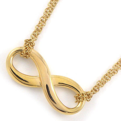 Tiffany & Co Necklace Infinity Double Chain 18k Yellow Gold