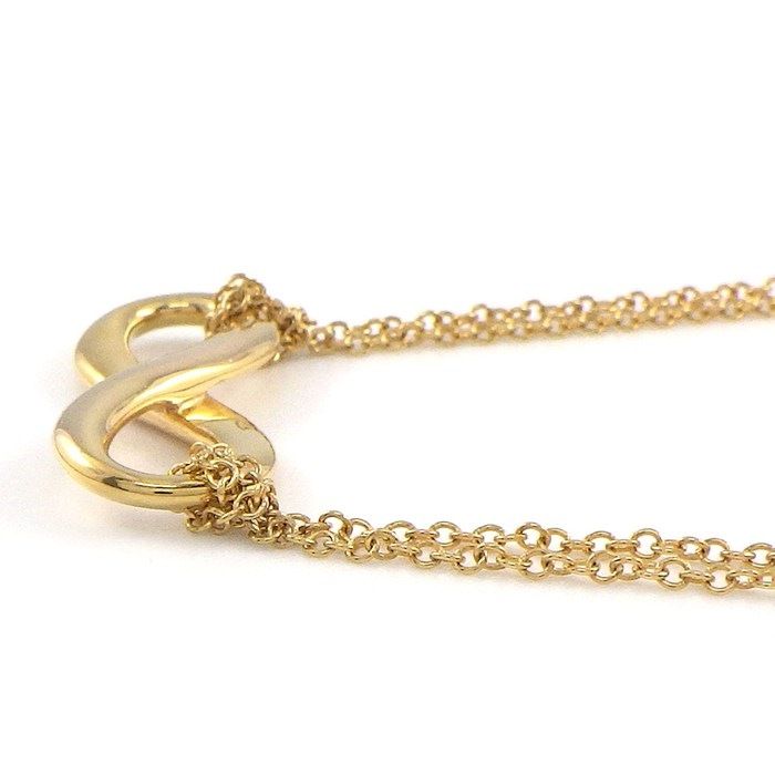 Tiffany & Co Necklace Infinity Double Chain 18k Yellow Gold — view 2
