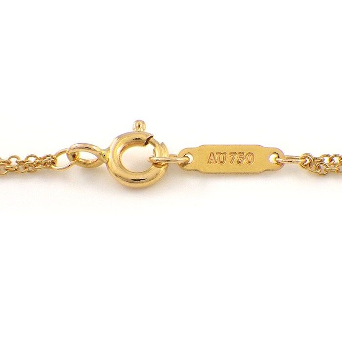Tiffany & Co Necklace Infinity Double Chain 18k Yellow Gold — view 3