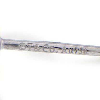 Tiffany & Co Earrings T Smile Mini Micro 18k White Gold — view 4
