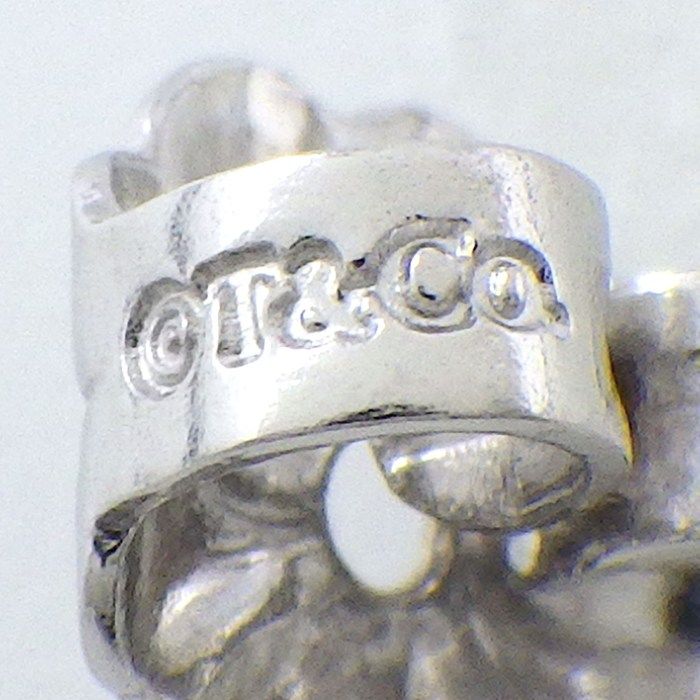 Tiffany & Co Earrings T Smile Mini Micro 18k White Gold — view 5